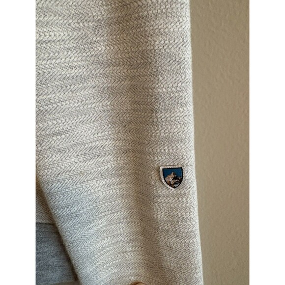 KUHL Arva Hoodie Long Sleeve Sweatshirt Asymmetrical Zipper‎ & Pockets Grey SZ S - Picture 5 of 14